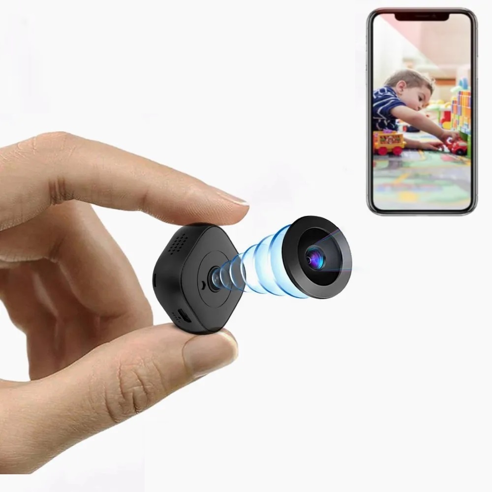 Small camera automatically records videos & provides real-time monitoring