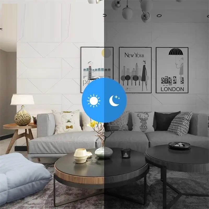 Show the effect of discreet camera to capture clear images day and night