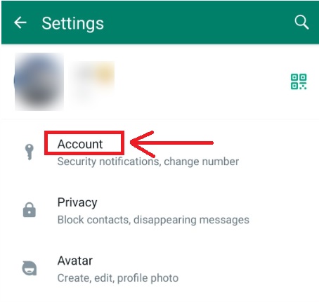 whatsapp security settings