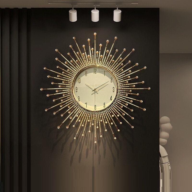 5 Ways the Luxury Sun Wall Clock Complements Your Style